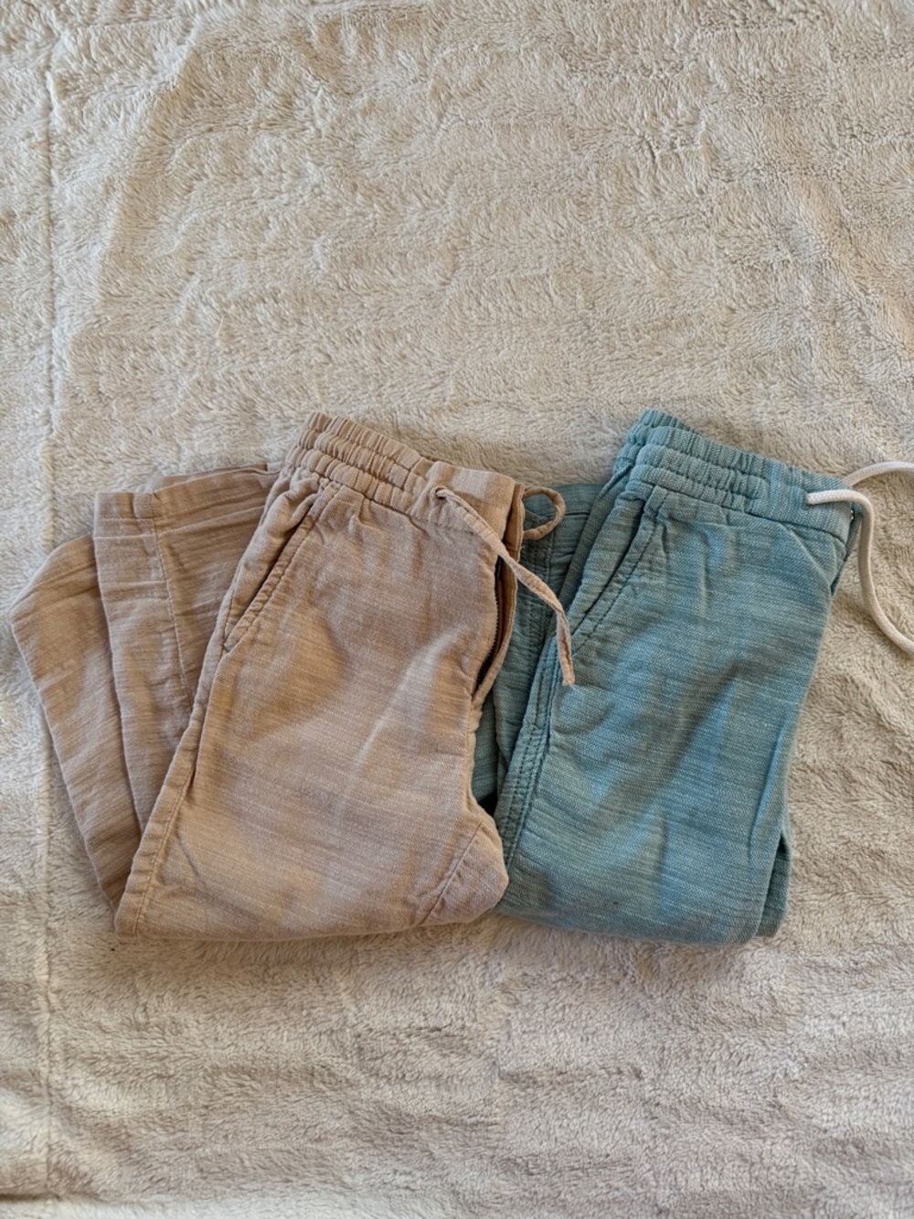 H&M 3T Drawstring Lounge Pants with roll up button options